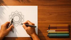 Cara menggambar mandala dari nol: 9 langkah mudah untuk pemula