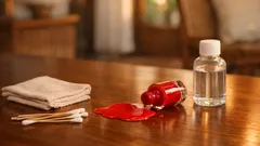 Cara menghilangkan noda cat kuku di meja kayu tanpa merusak finishing