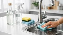 12 trik cuka putih untuk bersih-bersih rumah, dari kerak kamar mandi sampai bau microwave